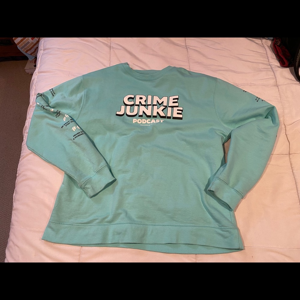 Crime Junkie life rules crew neck sweatshirt